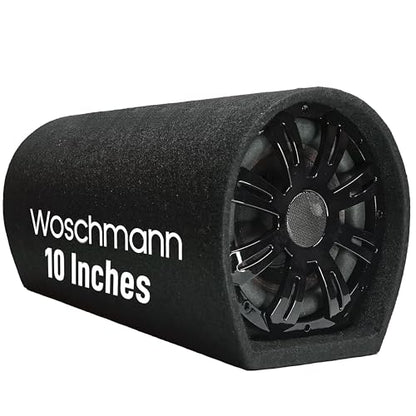 Woschmann WST-19| 8 Inch Active Super Bass Tube Subwoofer for Car with Inbuilt Amplifier 4500W|B0F4RNF2BV