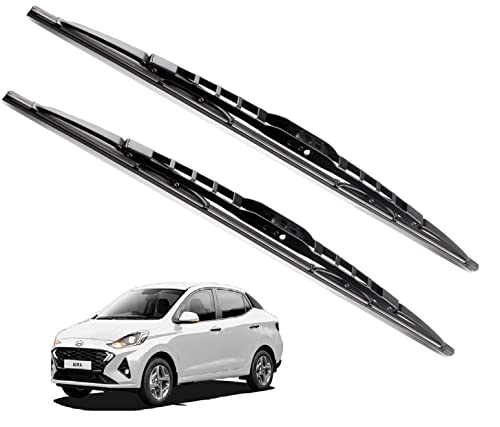 Euro Care Metal Type Wiper Blade Compatibility with Tata Altroz Windshield Car Wiper Blade Size D-24,P-16|B0B7XMDG6M