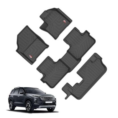 GFX TPV Car Floor Mats Premium Life Long Foot Mats | Compatible with Dzire (2012 to 2019) / Swift (2011 to 2017) Onwards | Waterproof, Anti-Slip, All-Weather, Durable & Easy to Clean Car Mats, Black|B0CZXGXX6N