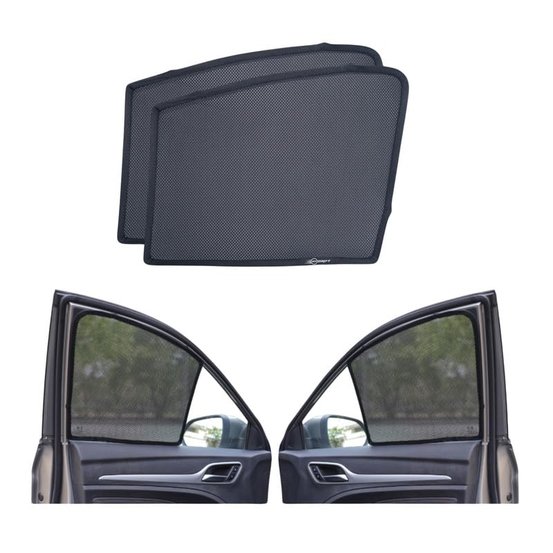 NEODRIFT 'NeoShade' Magnetic Car Sunshades for Hyundai Creta (2020-2026) (Set of 2 - Front Row Only)(UV Protection, Magnetic Grip, Privacy & Heat Control)|B0DWF1W9X3