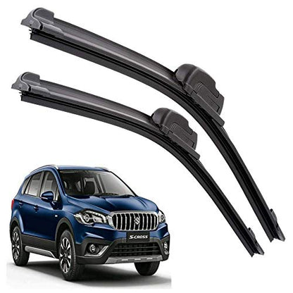 Euro Care Windshield Car Wiper Blades Compatibility with Tata Altroz - Set of 2Pc (D-24,P-16)|B0B7XRMBJ3