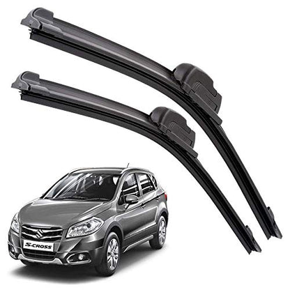 Euro Care Windshield Car Wiper Blades Compatibility with Tata Altroz - Set of 2Pc (D-24,P-16)|B0B7XRMBJ3
