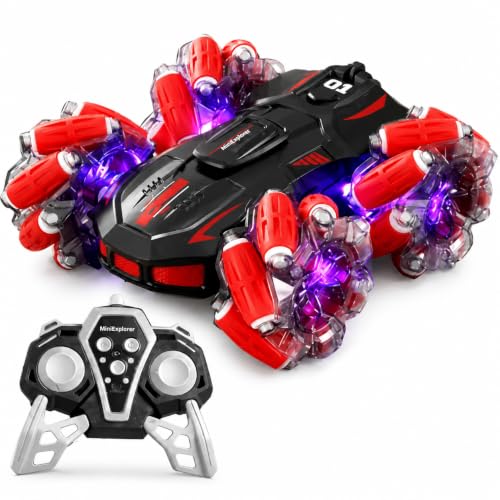 MiniExplorer SUV Defender Remote Control RC Car with Real Smoke | High Speed Racing Toy with LED Lights | Rechargeable Battery | Fully Functional RC Vehicle for Kids Boys & Girls|B0GVT13HQ2