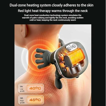 Concepta Neck Massager for Cervical Pain | Wireless Shiatsu Back & Neck Massager | Wireless Heated Neck Massagers & Shoulder Massager | Portable Body Massager Machine for Pain Relief|B0GCHWQCG1