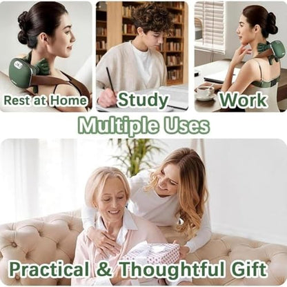Concepta Neck Massager for Cervical Pain | Wireless Shiatsu Back & Neck Massager | Wireless Heated Neck Massagers & Shoulder Massager | Portable Body Massager Machine for Pain Relief|B0GCHWQCG1