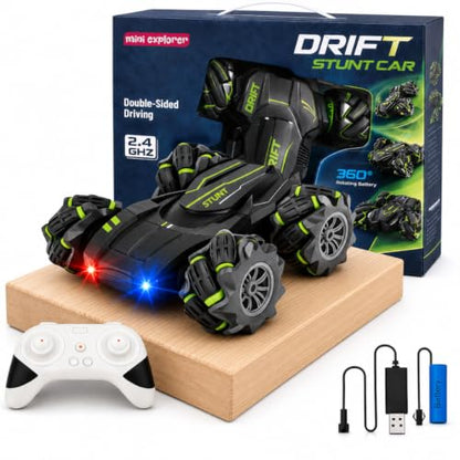 MiniExplorer SUV Defender Remote Control RC Car with Real Smoke | High Speed Racing Toy with LED Lights | Rechargeable Battery | Fully Functional RC Vehicle for Kids Boys & Girls|B0GVT13HQ2