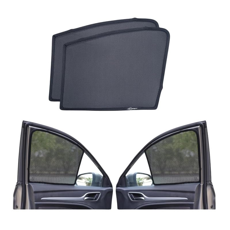 NEODRIFT 'NeoShade' Magnetic Car Sunshades for Hyundai Creta (2020-2026) (Set of 2 - Front Row Only)(UV Protection, Magnetic Grip, Privacy & Heat Control)|B0DWF1W9X3