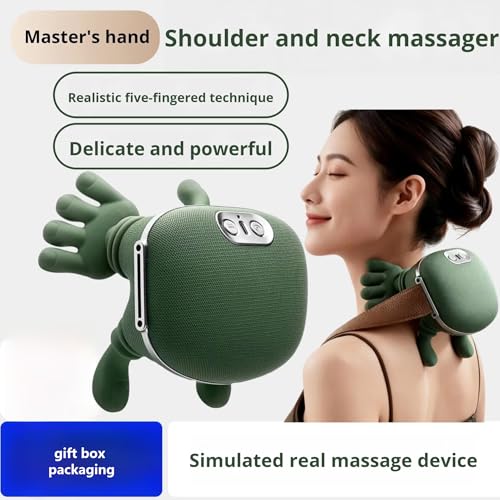 Concepta Neck Massager for Cervical Pain | Wireless Shiatsu Back & Neck Massager | Wireless Heated Neck Massagers & Shoulder Massager | Portable Body Massager Machine for Pain Relief|B0GCHWQCG1