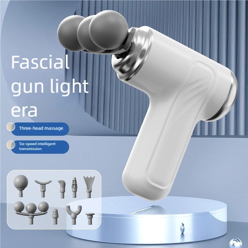 Dealsure Massage Gun | Massage Gun for Pain Relief | 9 Adjustable Heads for Deep Tissue, Muscle Relief for Back, Shoulder & Foot|B0FSLD9JVD