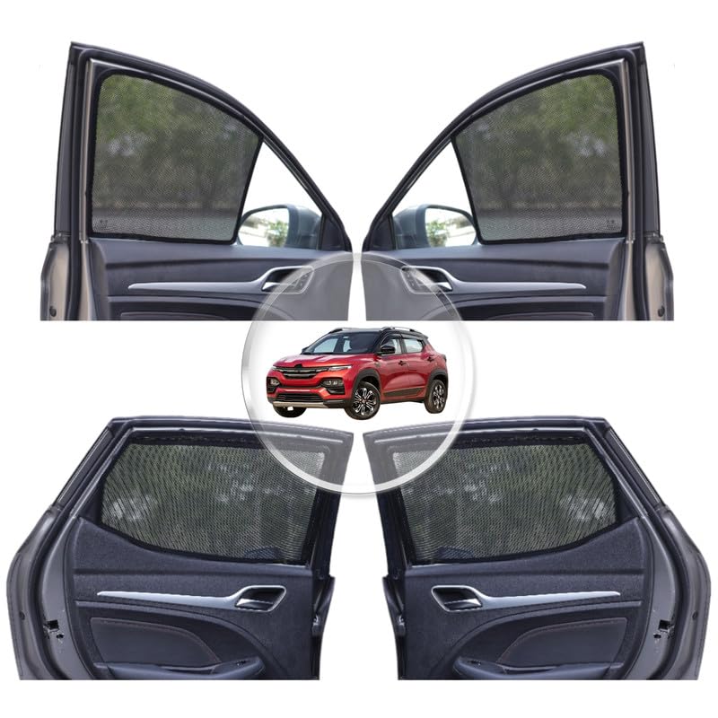 NEODRIFT 'NeoShade' Magnetic Car Sunshades for Hyundai Creta (2020-2026) (Set of 2 - Front Row Only)(UV Protection, Magnetic Grip, Privacy & Heat Control)|B0DWF1W9X3