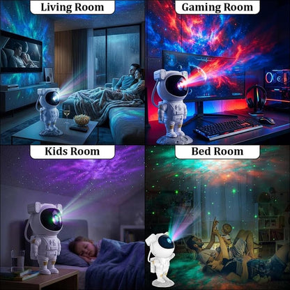 fizzytech Astronaut Galaxy Projector Night Light with 360 Degree Rotating Nebula, Remote Control, Timer & Adjustable Head for Kids Bedroom|B0H5WT3NNM