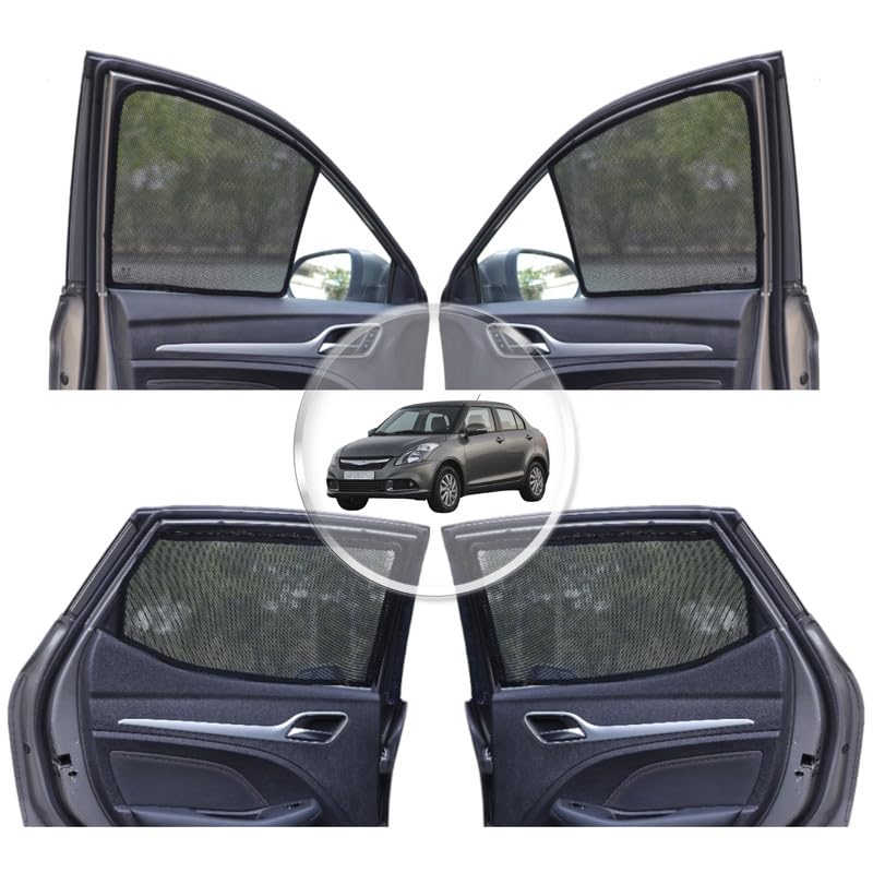 NEODRIFT 'NeoShade' Magnetic Car Sunshades for Hyundai Creta (2020-2026) (Set of 2 - Front Row Only)(UV Protection, Magnetic Grip, Privacy & Heat Control)|B0DWF1W9X3
