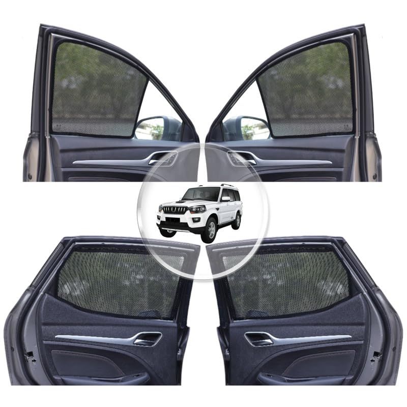 NEODRIFT 'NeoShade' Magnetic Car Sunshades for Hyundai Creta (2020-2026) (Set of 2 - Front Row Only)(UV Protection, Magnetic Grip, Privacy & Heat Control)|B0DWF1W9X3