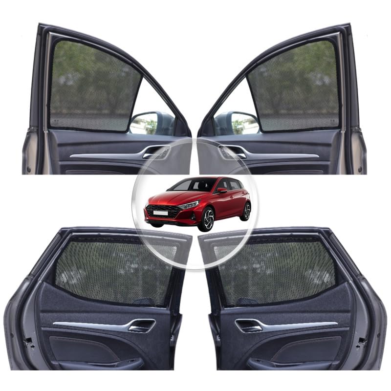 NEODRIFT 'NeoShade' Magnetic Car Sunshades for Hyundai Creta (2020-2026) (Set of 2 - Front Row Only)(UV Protection, Magnetic Grip, Privacy & Heat Control)|B0DWF1W9X3