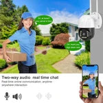 4G PTZ Security Camera with SIM Card | Two-Way Audio | Pan Tilt Camera | Micro SD Card Support