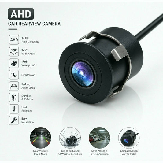 AHD Car Reverse Camera with Night Vision & 170 Degree Wide Angle Rear View_G297 Reverse Assist Camera System