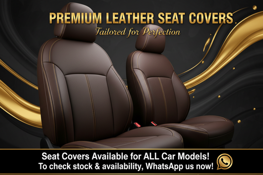Premium Heavy Nappa Leather Car Seat Covers | Bucket Fitting | Luxury & Comfortable Car Seat Cover