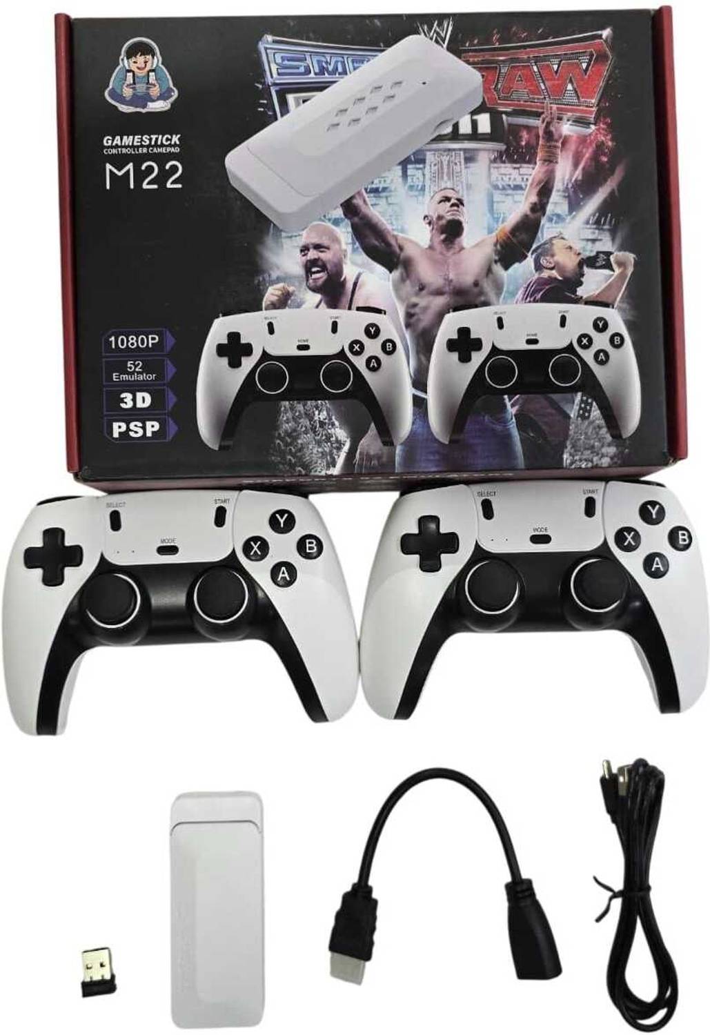 M22 4K Retro Gaming Console with Wireless Controllers | 52 Emulators Support Limited Edition